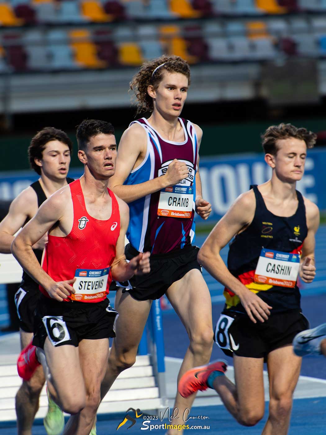 Max Stevens, Harvey Cramb, Liam Cashin, Men's 3000m Steeplechase